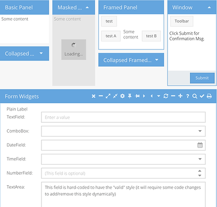Ext JS forms and layouts